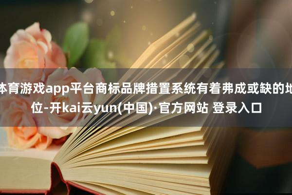 体育游戏app平台商标品牌措置系统有着弗成或缺的地位-开kai云yun(中国)·官方网站 登录入口