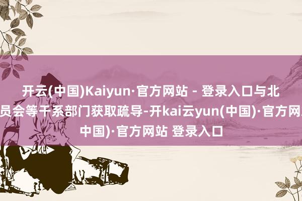 开云(中国)Kaiyun·官方网站 - 登录入口与北京市诠释委员会等干系部门获取疏导-开kai云yun(中国)·官方网站 登录入口
